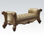 Acme Vendome Upholstered Bench in Gold Patina 96484 - Olympia Furniture (Saint George, Utah)