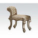 Acme Vendome Vanity Stool Gold Patina 23008 - Olympia Furniture (Saint George, Utah)