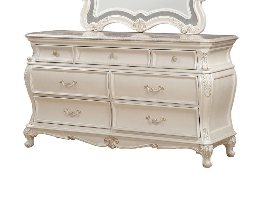Chantelle Pearl White Dresser - Olympia Furniture (Saint George, Utah)