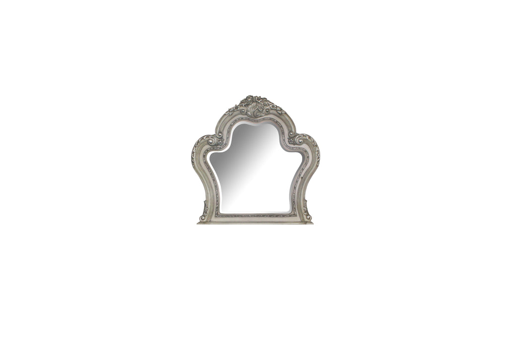 Dresden Vintage Bone White Mirror - Olympia Furniture (Saint George, Utah)