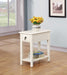 Jeana White Side Table - Olympia Furniture (Saint George, Utah)