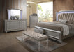 Kaitlyn PU & Clear Acrylic Bench - Olympia Furniture (Saint George, Utah)