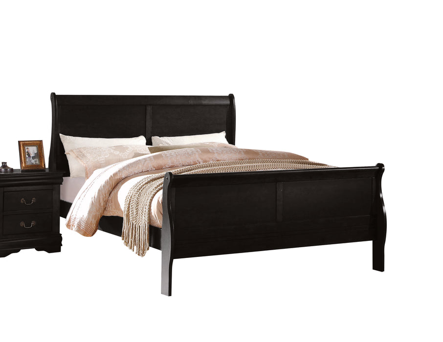 Louis Philippe Black Twin Bed - Olympia Furniture (Saint George, Utah)