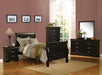 Louis Philippe III Black Twin Bed - Olympia Furniture (Saint George, Utah)
