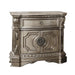 Northville Antique Silver Nightstand (MARBLE TOP) - Olympia Furniture (Saint George, Utah)