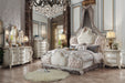 Picardy Fabric & Antique Pearl Eastern King Bed - Olympia Furniture (Saint George, Utah)