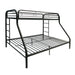 Tritan Black Bunk Bed (Twin/Full) - Olympia Furniture (Saint George, Utah)