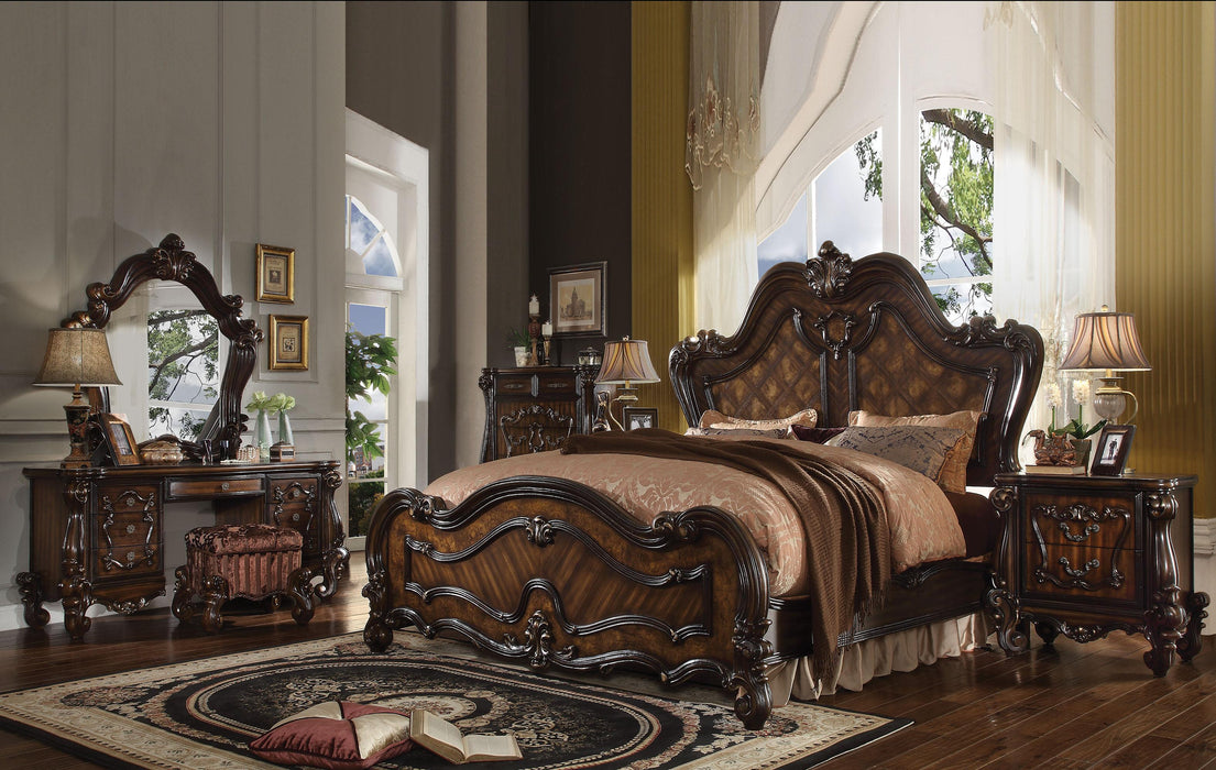 Versailles Cherry Oak Queen Bed - Olympia Furniture (Saint George, Utah)