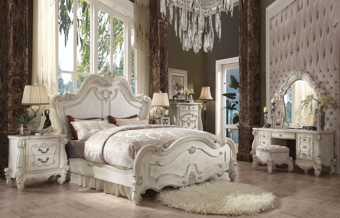 Versailles Bone White Eastern King Bed - Olympia Furniture (Saint George, Utah)