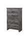 Vidalia Rustic Gray Oak Chest - Olympia Furniture (Saint George, Utah)