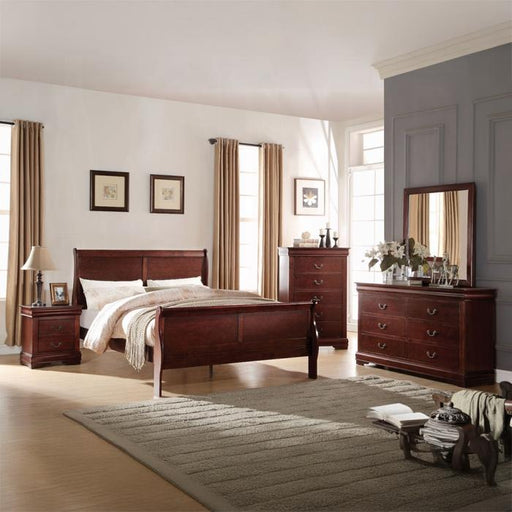 Louis Philippe Cherry Mirror - Olympia Furniture (Saint George, Utah)