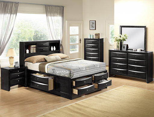 EMILY KING CAPTAINS BED HB/FB - Olympia Furniture (Saint George, Utah)