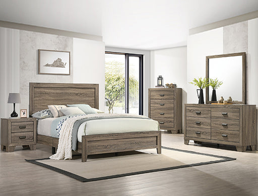 MILLIE QUEEN BED IN ONE BOX-GREY - Olympia Furniture (Saint George, Utah)