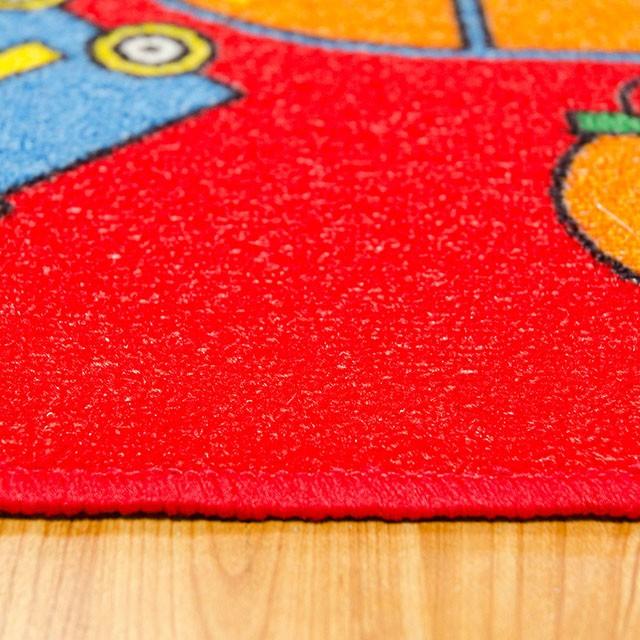 ABBEY Red & Multi 5' X 8' Area Rug - Olympia Furniture (Saint George, Utah)