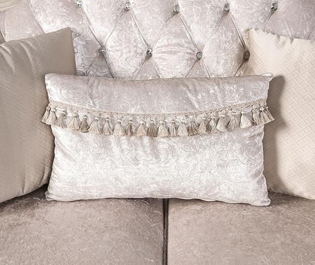Acapulco White & Espresso Sofa - Olympia Furniture (Saint George, Utah)
