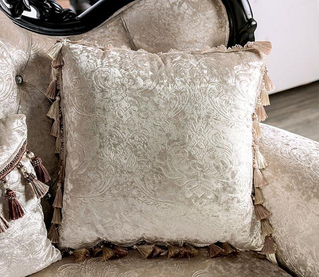 Acapulco White & Espresso Sofa - Olympia Furniture (Saint George, Utah)