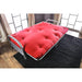 Aksel Black/Red Futon Mattress, Black, Red & Gray - Olympia Furniture (Saint George, Utah)