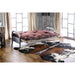 Aksel Black/Red Futon Mattress, Black, Red & Gray - Olympia Furniture (Saint George, Utah)