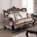 Albacete Loveseat Campage & Walnut - Olympia Furniture (Saint George, Utah)