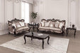 Albacete Loveseat Campage & Walnut - Olympia Furniture (Saint George, Utah)