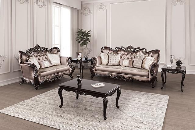 Albacete Sofa Campage & Walnut - Olympia Furniture (Saint George, Utah)