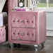 ZOHAR Night Stand, Pink - Olympia Furniture (Saint George, Utah)