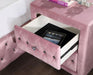 ZOHAR Night Stand, Pink - Olympia Furniture (Saint George, Utah)
