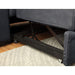 ALCESTER Brown & Gray Sectional w/ Sleeper, Ash - Olympia Furniture (Saint George, Utah)