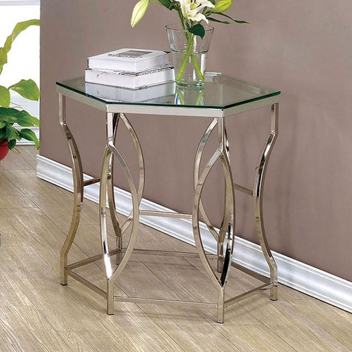 ZOLA Chrome End Table - Olympia Furniture (Saint George, Utah)
