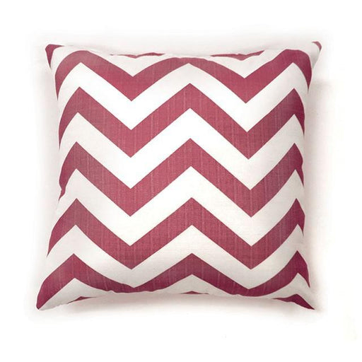 Zoe Red Chevron 18" X 18" Pillow, Red Chevron (2/CTN) - Olympia Furniture (Saint George, Utah)