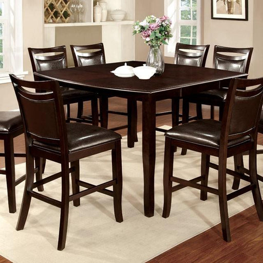 WOODSIDE II Dark Cherry/Espresso Counter Ht. Table w/ 18" Leaf - Olympia Furniture (Saint George, Utah)