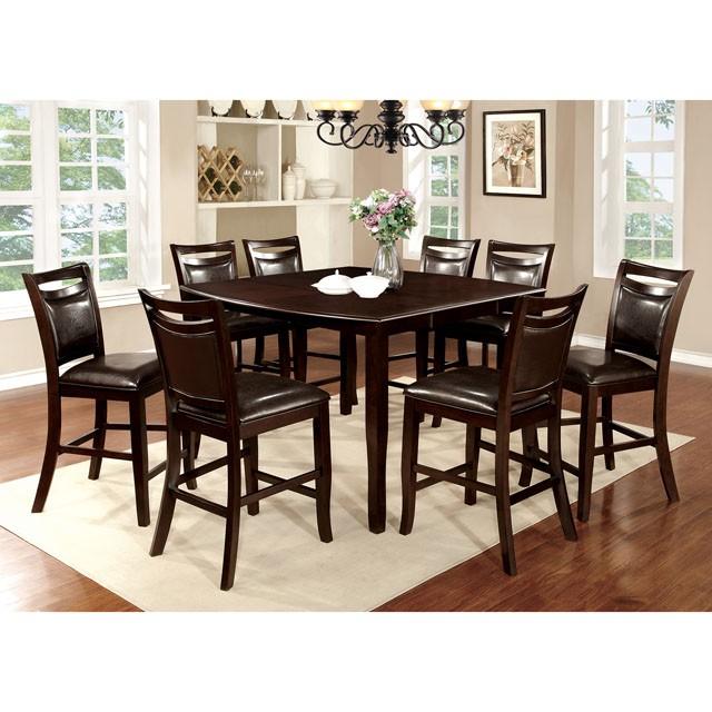 WOODSIDE II Dark Cherry/Espresso Counter Ht. Table w/ 18" Leaf - Olympia Furniture (Saint George, Utah)