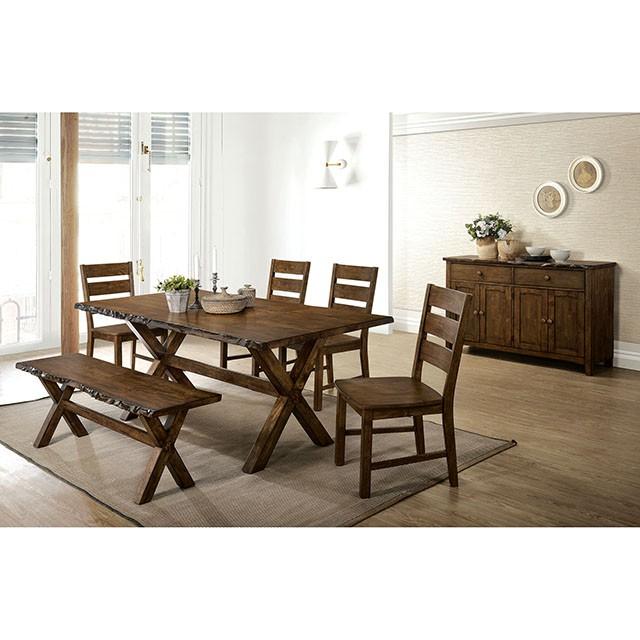 Woodworth Walnut Padded Side Chair (2/CTN) - Olympia Furniture (Saint George, Utah)