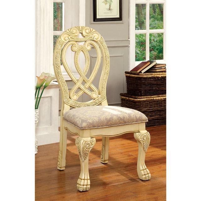 WYNDMERE Vintage White Side Chair (2/CTN) - Olympia Furniture (Saint George, Utah)