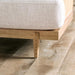 ALESUND Loveseat, Beige/Light Oak, Natural & Brown - Olympia Furniture (Saint George, Utah)