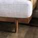 ALESUND Loveseat, Beige/Light Oak, Natural & Brown - Olympia Furniture (Saint George, Utah)