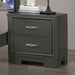 ALISON Night Stand, Dark Walnut - Olympia Furniture (Saint George, Utah)