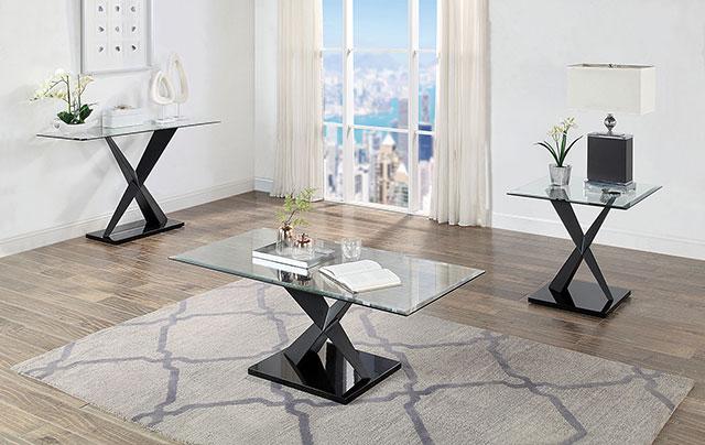 XANTHUS End Table, Black - Olympia Furniture (Saint George, Utah)
