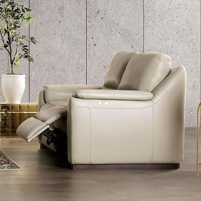ALTAMURA Power Sofa, Gray & Beige - Olympia Furniture (Saint George, Utah)
