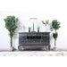 Amina Gray Server - Olympia Furniture (Saint George, Utah)