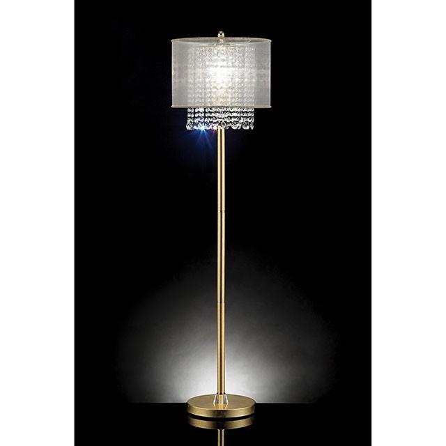 Ana Gold Ceiling, Floor & Table Lamp - Olympia Furniture (Saint George, Utah)