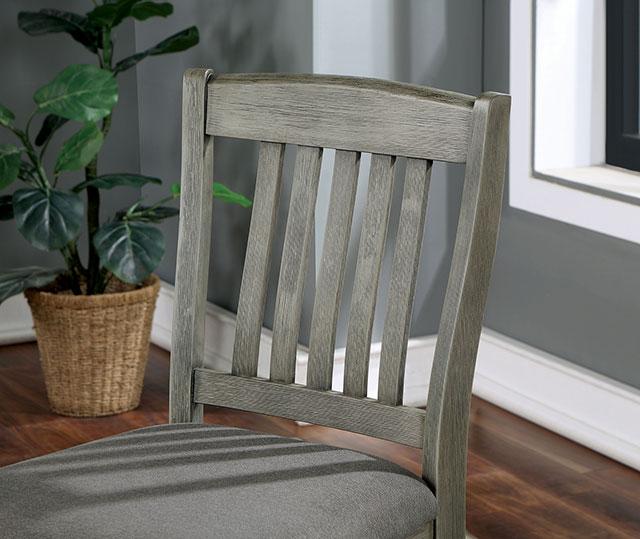 ANAYA Counter Ht. Chair (2/CTN), Gray/Lt. Gray - Olympia Furniture (Saint George, Utah)