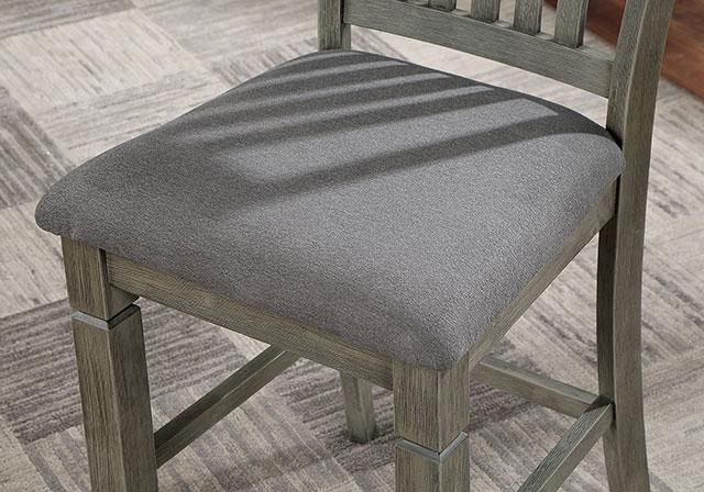 ANAYA Counter Ht. Chair (2/CTN), Gray/Lt. Gray - Olympia Furniture (Saint George, Utah)