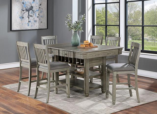 Anaya 7 Pc Counter Ht Table Set - Olympia Furniture (Saint George, Utah)