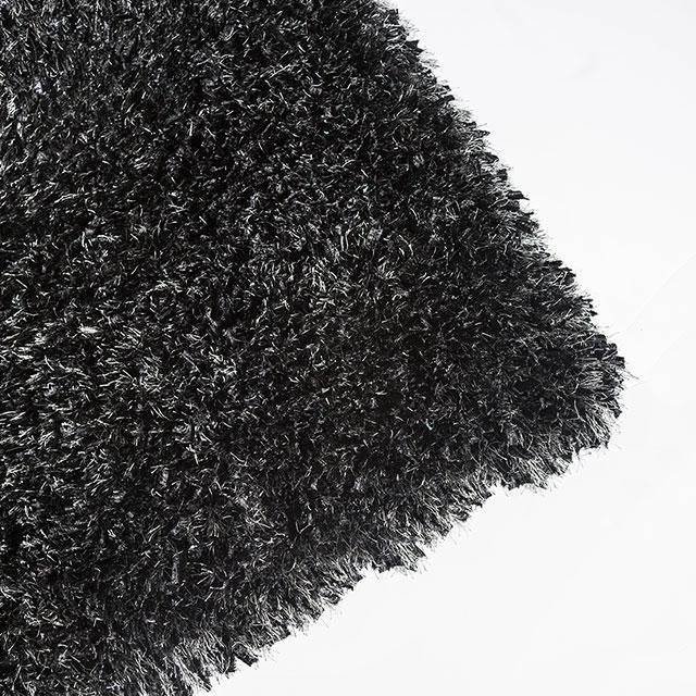 Annmarie Black 5' X 8' Area Rug - Olympia Furniture (Saint George, Utah)
