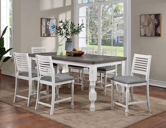 Calabria 7 Pc Counter Ht Table Set - Olympia Furniture (Saint George, Utah)