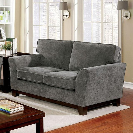 Caldicot Gray Love Seat - Olympia Furniture (Saint George, Utah)