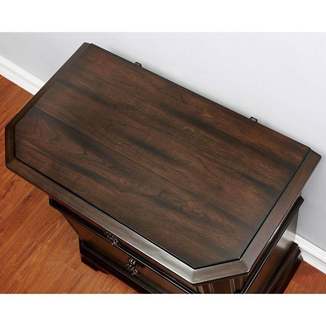 Calliope Espresso Night Stand - Olympia Furniture (Saint George, Utah)