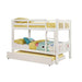 Cameron Dark Walnut, White & Gray Full/Full Bunk Bed - Olympia Furniture (Saint George, Utah)