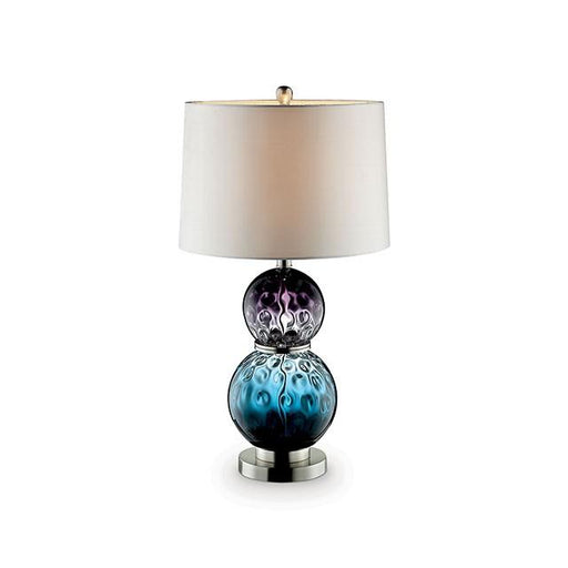 Camila Purple/Blue 27.5"H Glass Table Lamp - Olympia Furniture (Saint George, Utah)